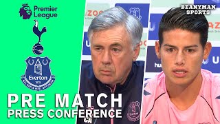 James Rodriguez Unveiling - Carlo Ancelotti - Tottenham v Everton - Pre-Match Press Conference