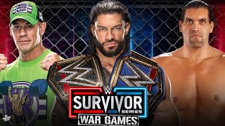 WWE Roman Reigns vs The Great Khali vs John Cena Full Match| WWE Raw Highlights Today