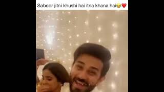 Saboor Aly ko Ali Ansari Se Baat Pakki Ki Bht Khushi Hai |Whatsapp Status |Pakistani Celebrities