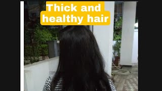 బలమైన మరియు ఆరోగ్యకరమైన జుట్టు ||Thick and healthy hair