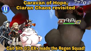 DFFOO Global: Caravan of Hope, Ciaran Chaos revisited. Cait Sith 0/3 EX+ leads the Regen Squad!