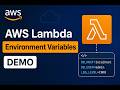 25. AWS Lambda Environment Variables demo