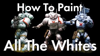 Painting white minis can be fun!