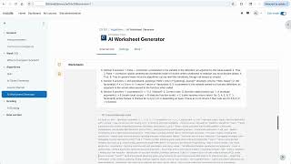 AI Worksheet Generator — Create Practice Worksheets in Moodle, Canvas, your LMS | EduGears AI LTI