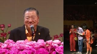 【160703香港《玄艺综述》解答会卢军宏台长看图腾精选】台长加持自闭症男孩当场说话，承诺吃素念经，看到台长头上有光 ~心灵法门