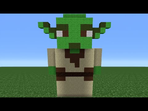 Minecraft Tutorial: How To Make A Yoda Statue Minecraft Tutorial: How To Make A Yoda Statue