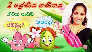 2 ශ්‍රේණිය ගණිතය/සම්බන්ධතා/Grade2 mathematics lesson3/sinhala@chutiapepasalawithdinuteac8017