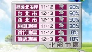 2012.12.23 華視午間氣象 莊雨潔主播