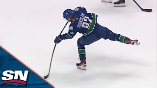 Vasily Podkolzin And Phillip Di Giuseppe Score Just 1:18 Apart As Canucks Pour It On vs. Sharks