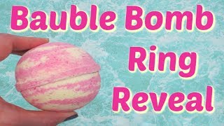 Bauble Bomb Ring Reveal - Tropical Grapefruit Bath Bomb!