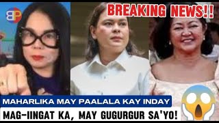 BREAKING NEWS!! Maharlika may ibinulgar, pinag-iingat si VP Sara Duterte dahil ipapagurgur na ito.