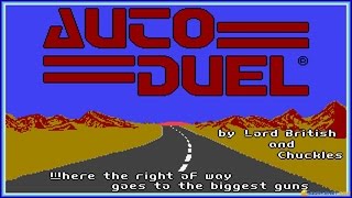 Auto Duel gameplay (PC Game, 1988)