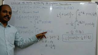 Laplace Transforms-class-3:First shifting theorem and Change of scale property