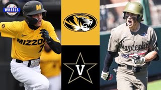 Missouri vs #4 Vanderbilt Highlights (Great Game!) | 2022 College Baseball Highlights