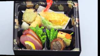 二段弁当（55-55 こと弁（竹）盛り付け例）