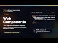 HTML Web Components - HTML Advanced Foundation | FullStack Masterclass HTML Course