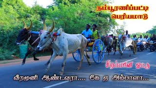 பெரியமாடு-நம்பூரணிப்பட்டி (திருமயம் தாலுகா - புதுக்கோட்டை மாவட்டம்)08-06-2022 மாட்டு வண்டி பந்தயம்