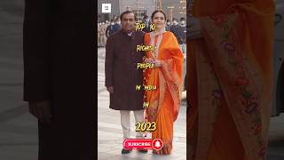 Top 10 Richest People in india in 2023 || may 2023#shortsviral