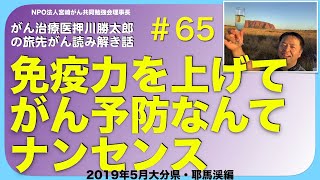 免疫力を上げてがん予防なんてナンセンス・旅先#65