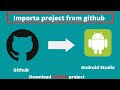 import github project to android studio |how to import project in android studio and run it#github