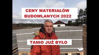 Ceny materiałów budowlanych eksplodowały.