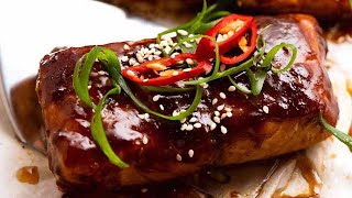 Asian Glazed Baked Barramundi Recipe