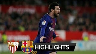 FC Barcelona Vs Sevilla 2-2 All goals and Highlights la Liga 31-03-18