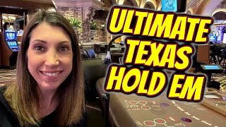 🟣 Gambling on Ultimate Texas Hold Em Poker in Las Vegas #vegas #gamble