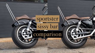 PRISM SUPPLY | Sportster Sissy Bar Comparison