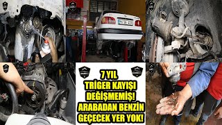 ARABA BENZİNDE ÇOK YAKIYORMUŞ BAKIN SORUN NEDEN ÇIKTI! (Toyota Corolla Triger Değişimi - Yağ Bakımı)