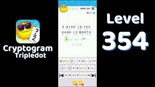 Cryptogram Tripledot Level 354 Answer | SolutionGuruji