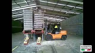 forklift fails one million bottles crash