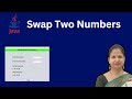 Java Program to Swap Two Numbers with user input | Using NetBeans