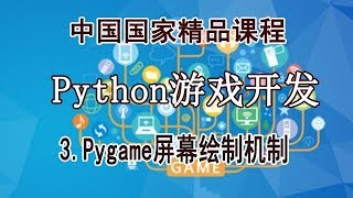 Python 游戏开发 学习pygame精品课程 3.Pygame屏幕绘制机制