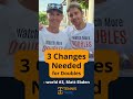 3 changes needed for doubles with world 3 matt ebden