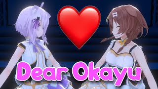 Korone Reads Her Emotional Heartfelt Letter to Okayu on her Birthday [Hololive]