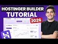 Hostinger Website Builder Tutorial (2026) – Build a Website in 10 Minutes!