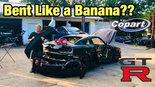 Rebuilding My Totaled Wrecked 2017 Nissan GTR From Copart Salvage Auction