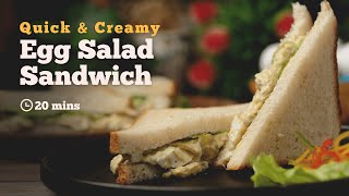 Egg Salad Sandwich | Boiled Egg Sandwich | Sandwich Recipes | Under 30 Minutes Recipes | Cookd