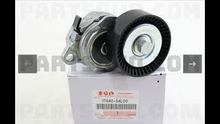 Suzuki Grand Vitara J24B engine: tensioner, idle pulley and Belt replacement