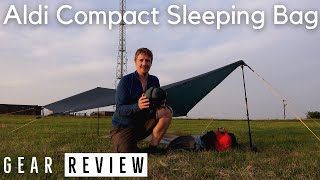 Aldi Adventuridge £14.99 Lightweight \u0026 compact summer sleeping bag review | 720g