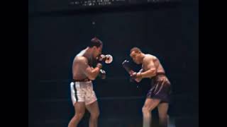 Joe Louis vs Rocky Marciano! Insane highlights in full color.🔥📽