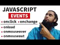 #07 🔥What is an Event in JavaScript | onclick, onchange, onmouseover, onmouseout, onload |How to Use