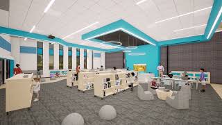 WRA Architects | Kaufman ISD Elementary School | Media Center