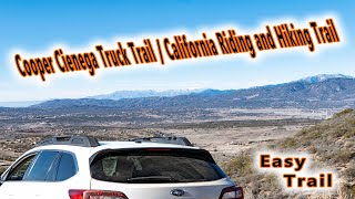 Cooper Cienega Truck Trail / California Riding and Hiking Trail