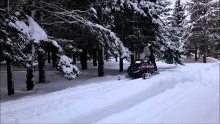 Skidoo Formula 583 Deluxe , Jason's Wild Sled, skidoo in the winter