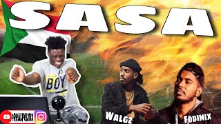 WalGz x FodiMix - SASA [Sudan 🇸🇩] (Official Music Video) *REACTION*