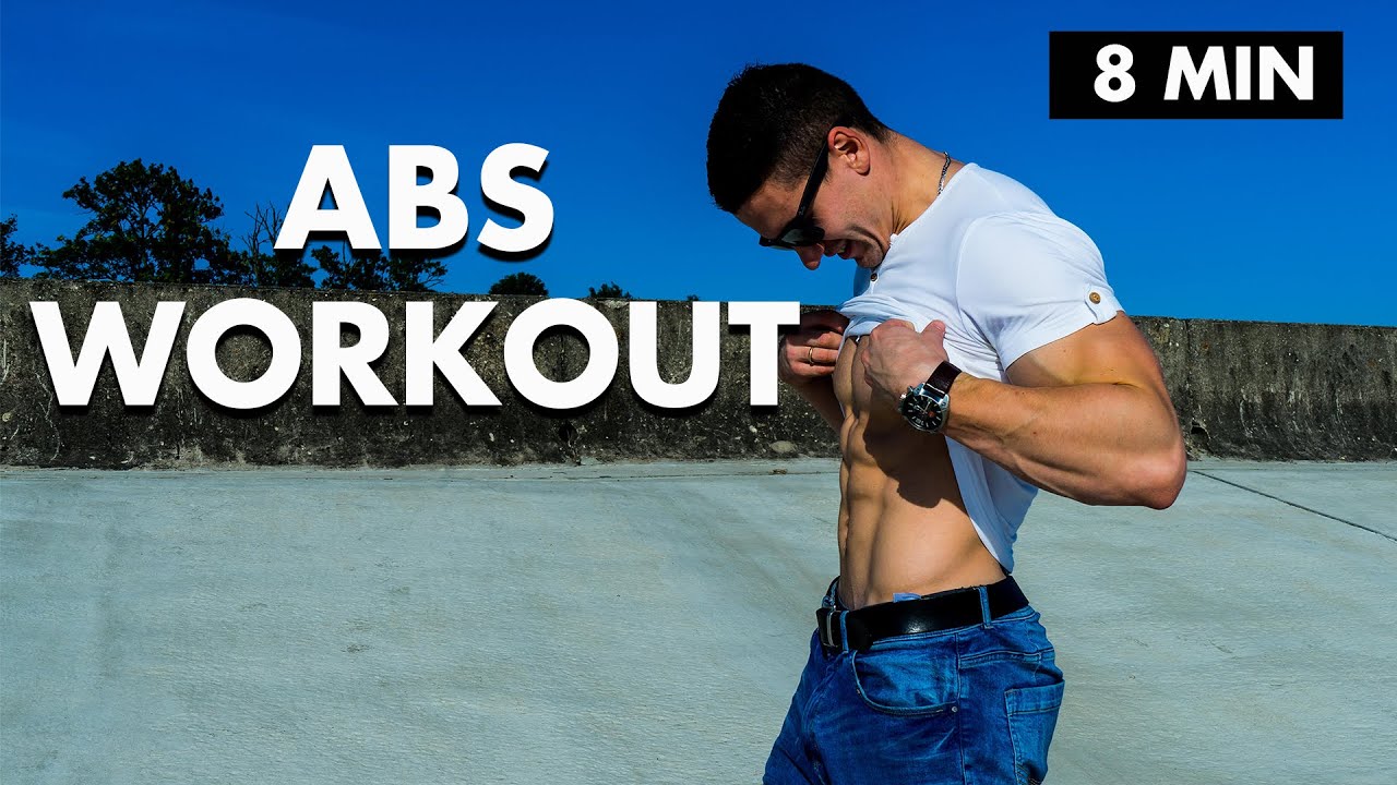 8 Minute Abs Workout Youtube