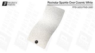 Prismatic Powders Rockstar Sparkle Over Cosmic White PPB-5835/PMB-2685