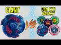 Giant Beyblade vs Team GanGan Galaxy!!